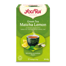 Ceai bio Verde cu matcha si lamaie, 17 pliculete 30.6g Yogi Tea
