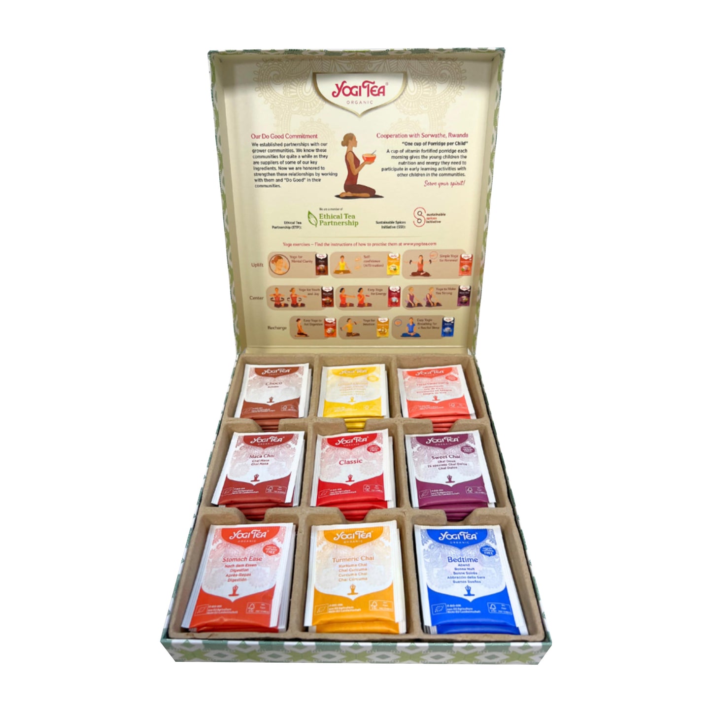 Selection Box - Cutie cu selecție de ceaiuri ecologice 9x5 pliculețe (88,5g) Yogi Tea