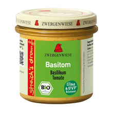 Cremă tartinabilă bio vegetală Basitom, 135g Zwergenwiese
