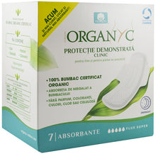 Absorbante intime Superflow din bumbac organic 7 buc Organyc