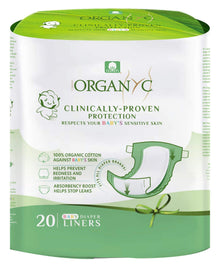 Absorbante organic din bumbac pentru scutece, 20 buc. Organyc