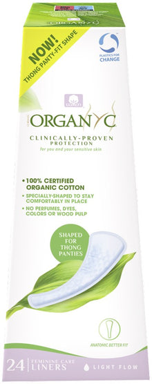 Absorbante zilnice pentru tanga, 24buc Organyc