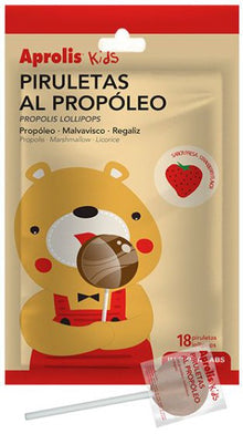 Acadele cu propolis, 100,8 g (18 buc.) Aprolis Kids