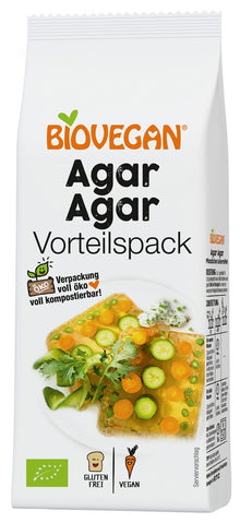 Agar agar gelifiant bio, 100g Biovegan
