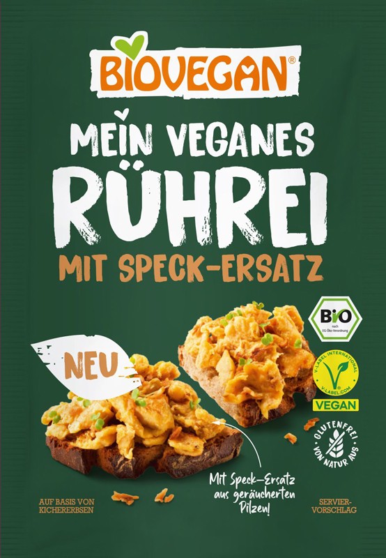 Alternativa bio la omleta vegana cu inlocuitor de bacon, 50g Biovegan