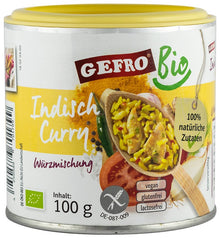 Amestec bio de condimente curry indian 100g Gefro