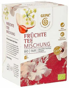 Amestec de ceai din fructe bio si fairtrade, 40g 20 pliculete a 2g Gepa