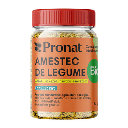 Amestec de legume bio adaos universal pentru mancaruri, Pronat