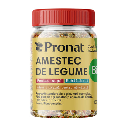 Amestec de legume bio pentru supa, 130g Pronat