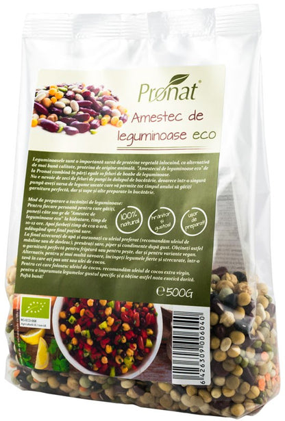 Amestec de leguminoase bio, 500g Pronat