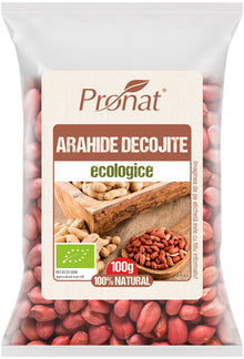Arahide bio decojite, 100g Pronat