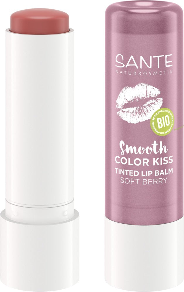 Balsam bio de buze Soft Berry, Sante