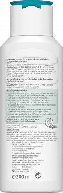 Balsam bio pentru volum si par puternic, 200ml Lavera