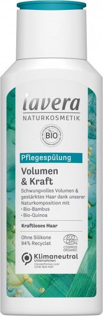 Balsam bio pentru volum si par puternic, 200ml Lavera