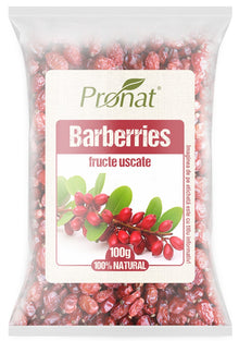 Barberries fructe uscate, 100g Pronat