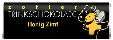 Baton bio de ciocolata calda cu miere si scortisoara, 22g Zotter