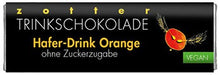 Baton bio de ciocolata calda cu ovaz si portocale, 22g Zotter