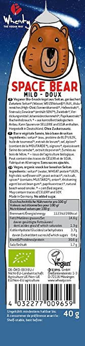 Baton bio din seitan, afumat, 40 g Wheaty