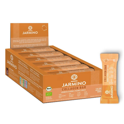 Baton proteic cu colagen si arahide, 55g, Jarmino