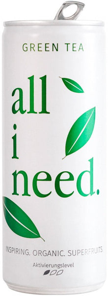 Bautura bio cu ceai verde si superfructe, 250ml All I Need