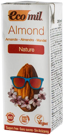 Bautura bio de migdale, natur, 200ml Ecomil