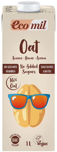 Bautura bio de ovaz 16%, natur, 1000ml Ecomil