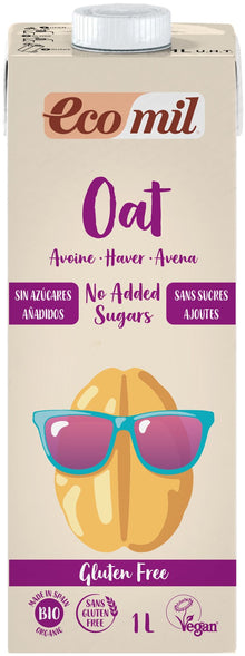 Bautura bio de ovaz fara gluten, natur, 1000ml Ecomil