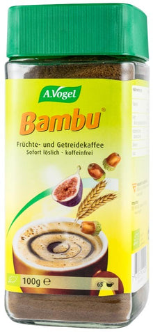 Bautura instant bio din fructe si cereale, inlocuitor de cafea, 100g, pentru 65 portii Bambu