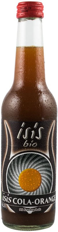 Bautura racoritoare carbogazoasa bio, Cola Orange, 330ml Isis