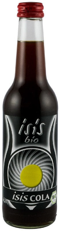 Bautura racoritoare corbogazoasa bio Cola cu lamaie, 330ml Isis