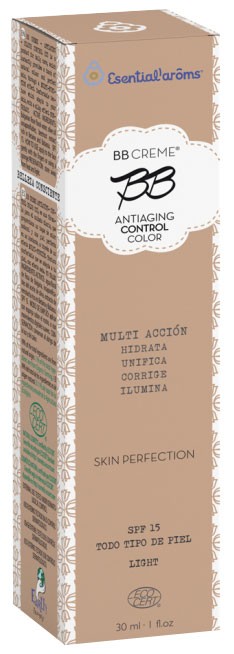 BB cream antiaging control color Light, SPF 15, 30ml Esentialaroms