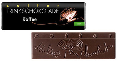 Bio + fair baton de ciocolata calda Caffee, 22g Zotter