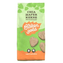 Biscuiti din ovaz cu chia indulciti cu xylitol, 125g Birkengold