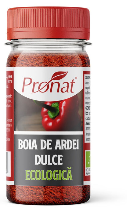 Boia bio de ardei dulce, Pronat