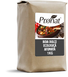 Boia de ardei dulce bio, afumata, 1kg Pronat