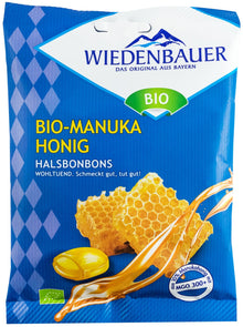 Bomboane bio cu miere de manuka 60 g Wiedenbauer