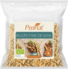 Bucati fine de soia bio, 200g proteina vegetala texturata TVP Pronat