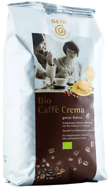 Cafea bio boabe crema, 1000g Gepa