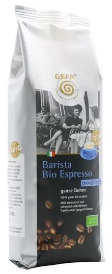 Cafea boabe Barista Espresso decofeinizata, bio si fairtrade, 250g Gepa