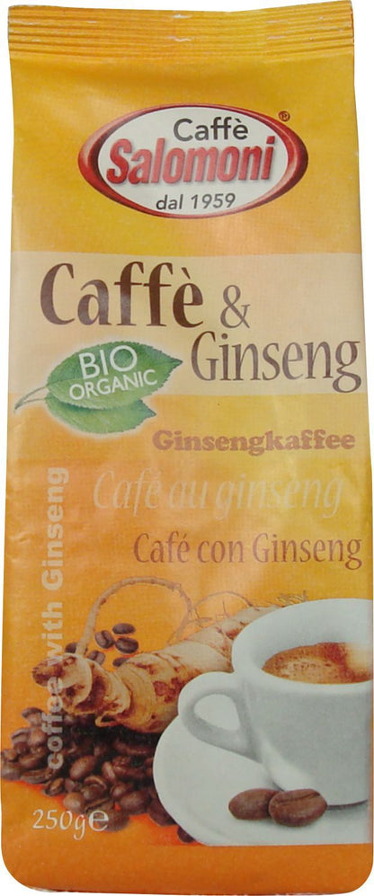 Cafea si ginseng bio 250g Salomoni Cafe