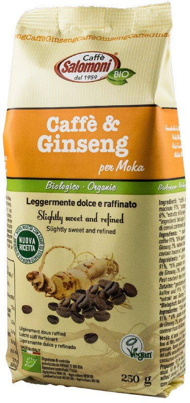 Cafea si ginseng bio 250g Salomoni Cafe