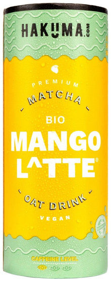 Caffee Latte bio cu matcha și mango, 235ml Hakuma