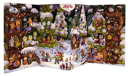 Calendar de Craciun cu 24 plicuri de ceai bio, Yogi Tea