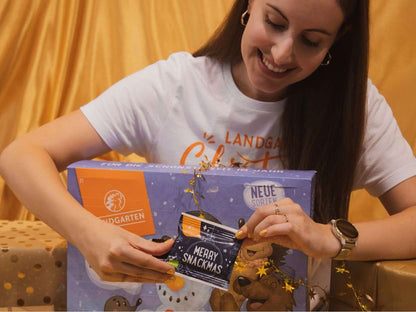 Calendar de Crăciun cu ciocolata bio Landgarten