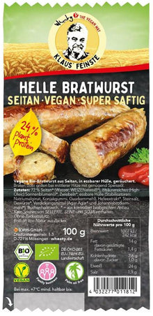 Carnaciori usori bio vegani din seitan, 100g Wheaty