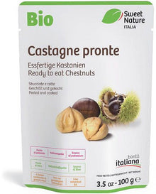 Castane bio decojite, gata de mancat, 100g Sweet Nature Italia