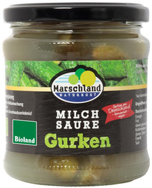 Castraveti bio in saramura, 330 / 185g Marschland Naturkost