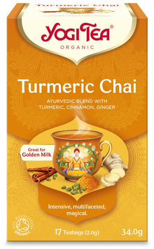 Ceai bio cu Turmeric (curcuma), 17 pliculete 34g Yogi Tea