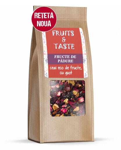 Ceai bio de fructe de padure 80g Pronat