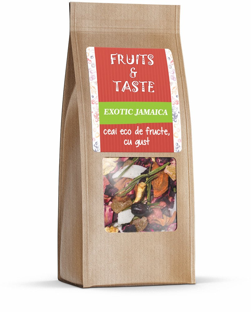 Ceai bio de fructe Jamaica Exotic 80g Pronat